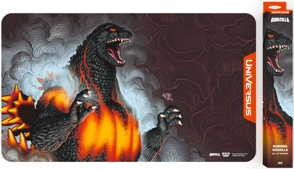 GODZILLA: REIGN OF KAIJU PLAYMAT BURNING GODZILLA | L.A. Mood Comics and Games