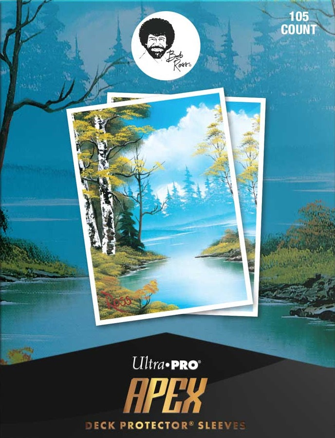 Sleeves: Apex Deck Protector 105ct: Bob Ross Collection: Lakeside Path | L.A. Mood Comics and Games
