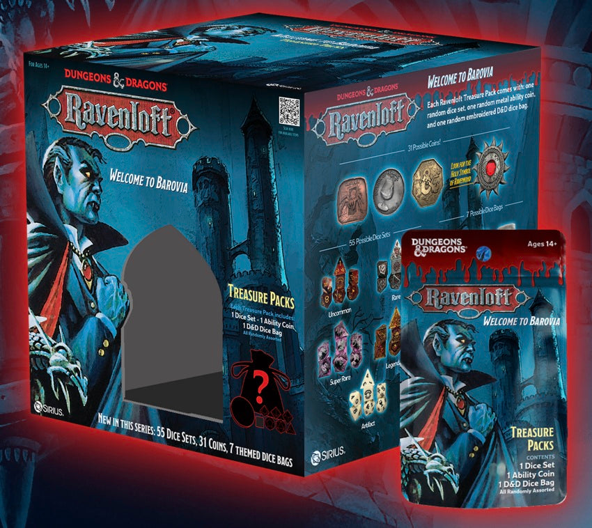 DND RAVENLOFT: CASTLE RAVENLOFT TREASURE PACKS | L.A. Mood Comics and Games