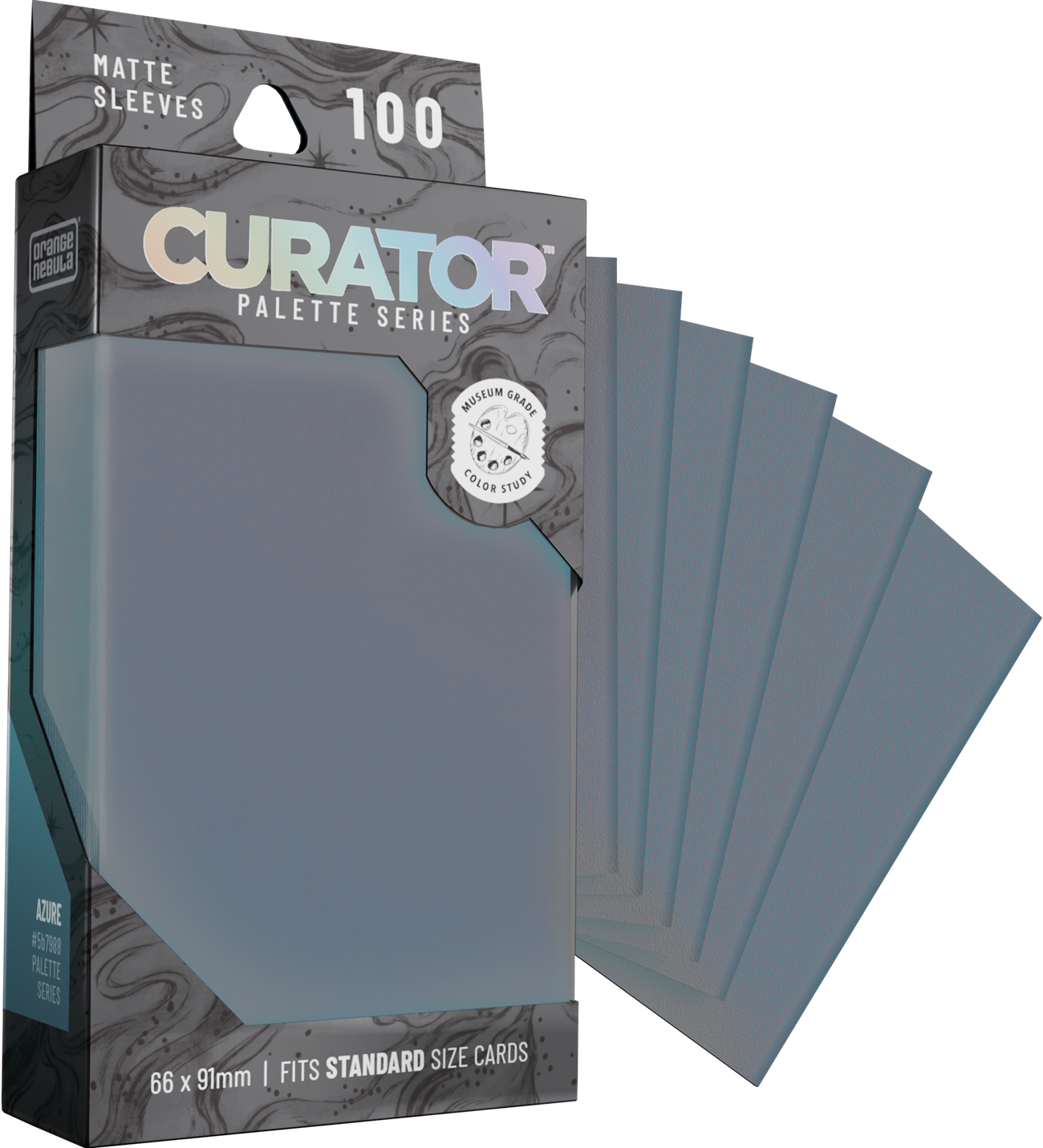 CURATOR SLEEVES PALETTE SERIES: AZURE 100CT | L.A. Mood Comics and Games