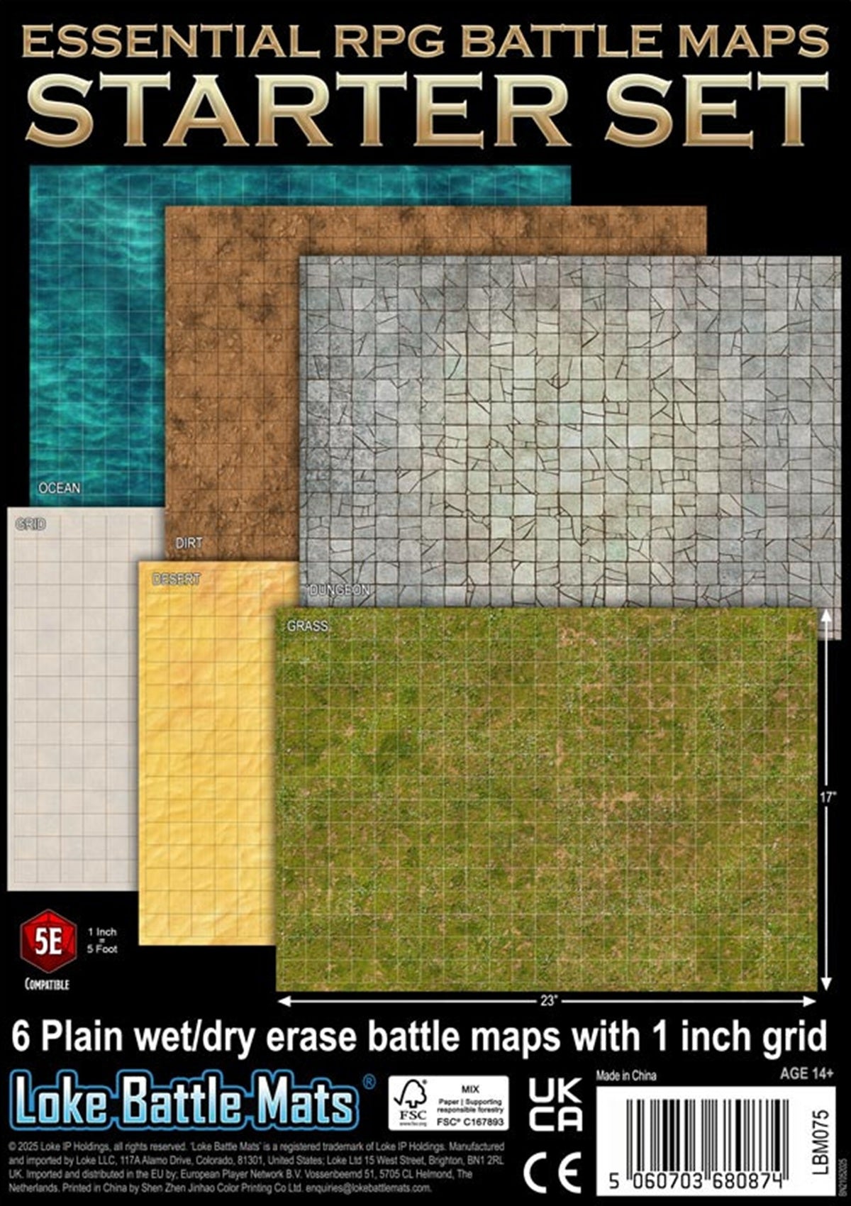 Essential RPG Battle Maps Starter Set | L.A. Mood Comics and Games