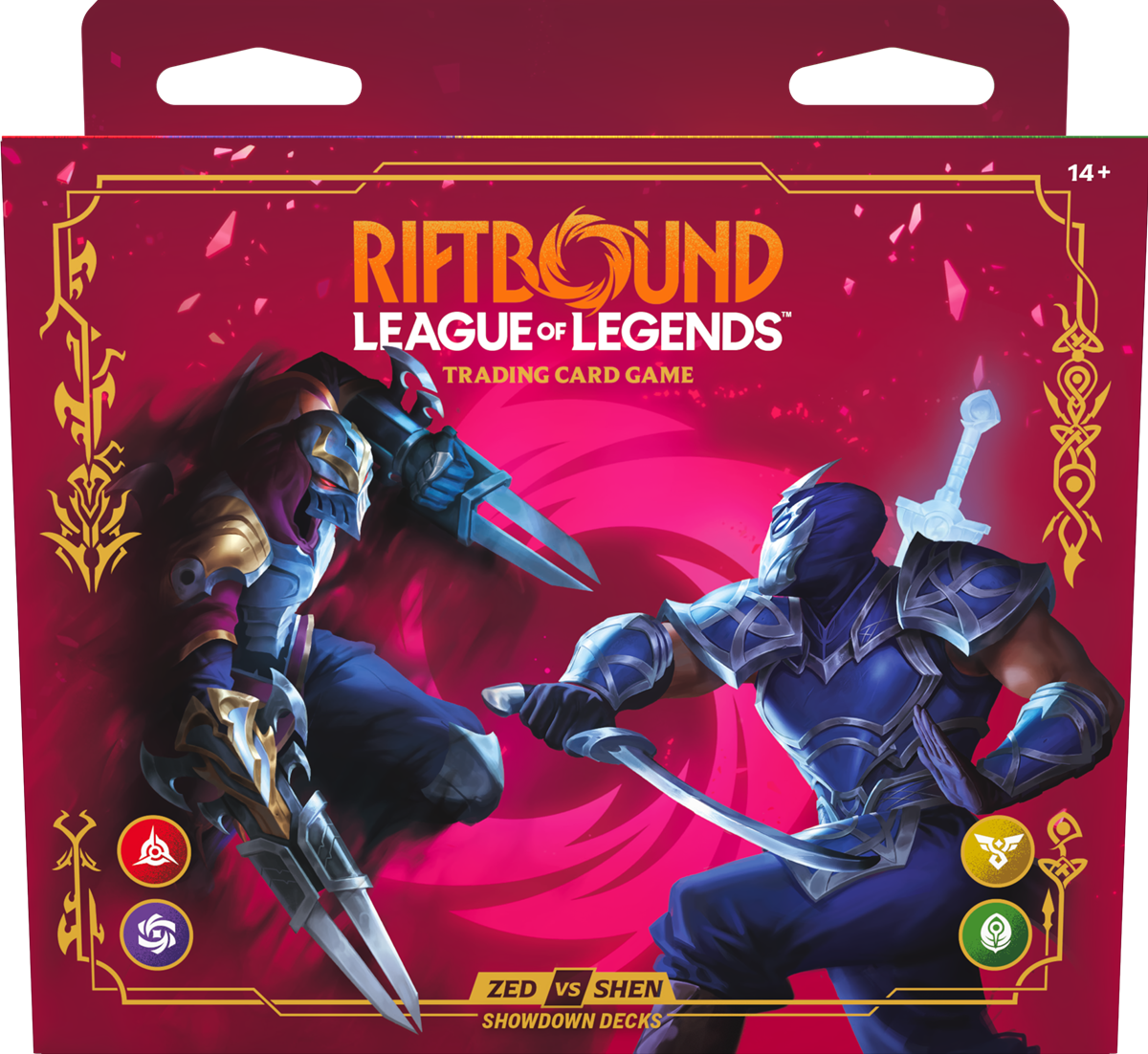 RIFTBOUND LEAGUE OF LEGENDS TCG VENDETTA ZED VS SHEN 4CT DISPLAY | L.A. Mood Comics and Games