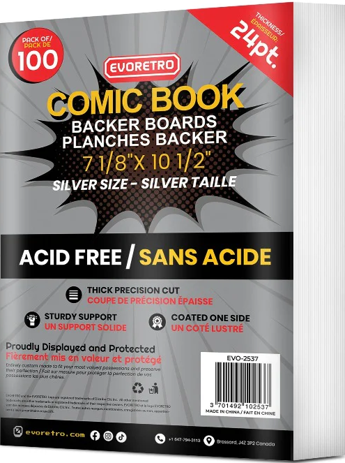 Evoretro Comic Book Backer Board 7 1/8 x 10 1/2 | L.A. Mood Comics and Games