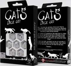 Cat Dice 7pc Polyhedral Dice Set | L.A. Mood Comics and Games