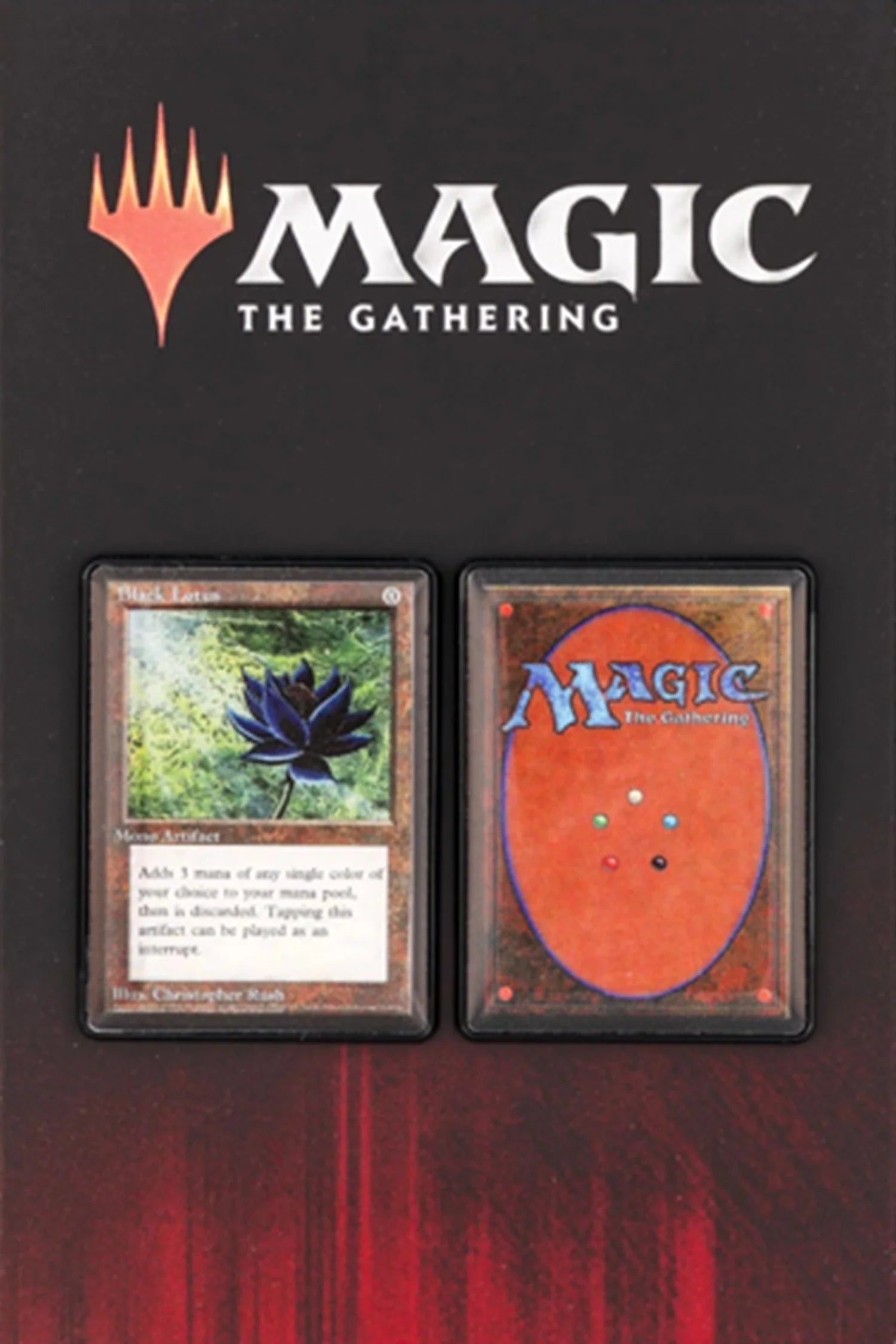 MTG Black Lotus 2pc Enamel Pin Set | L.A. Mood Comics and Games