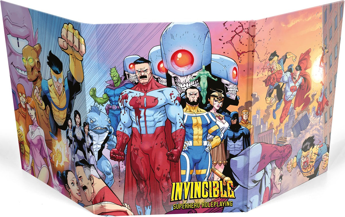 INVINCIBLE RPG GM SCREEN | L.A. Mood Comics and Games