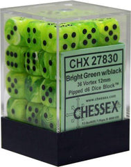 Chessex: D6 Vortex™ Dice sets - 12mm | L.A. Mood Comics and Games