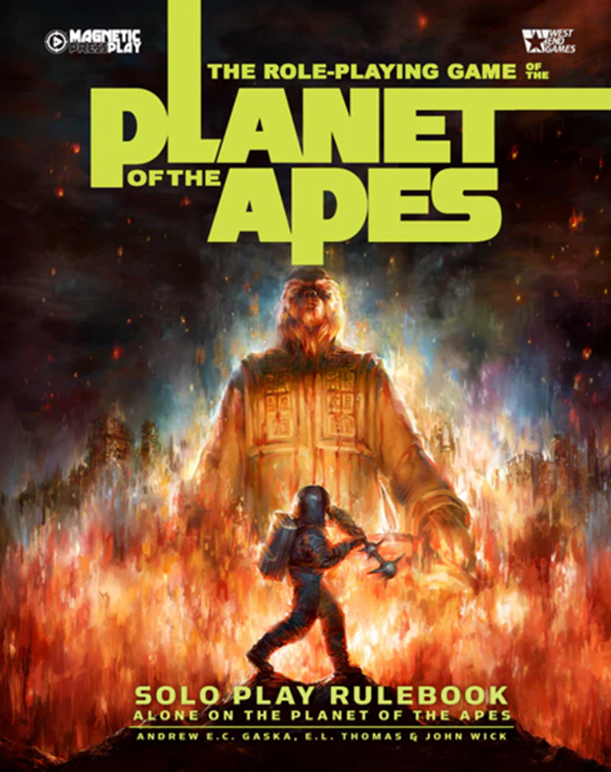 PLANET OF THE APES RPG: SOLO PLAY RULEBOOK | L.A. Mood Comics and Games