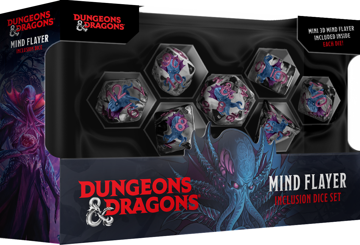 DND MIND FLAYER RESIN DICE SET | L.A. Mood Comics and Games