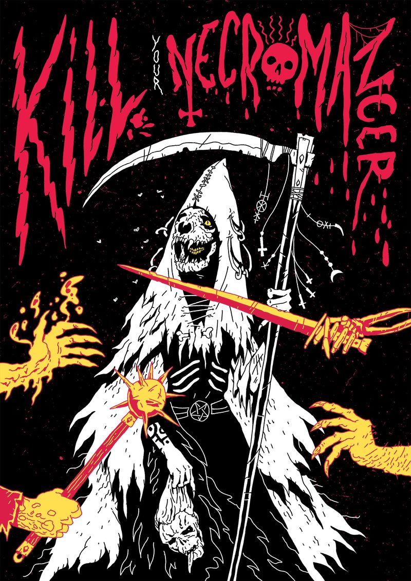 KILL YOUR NECROMANCER (MÖRK BORG) SC | L.A. Mood Comics and Games