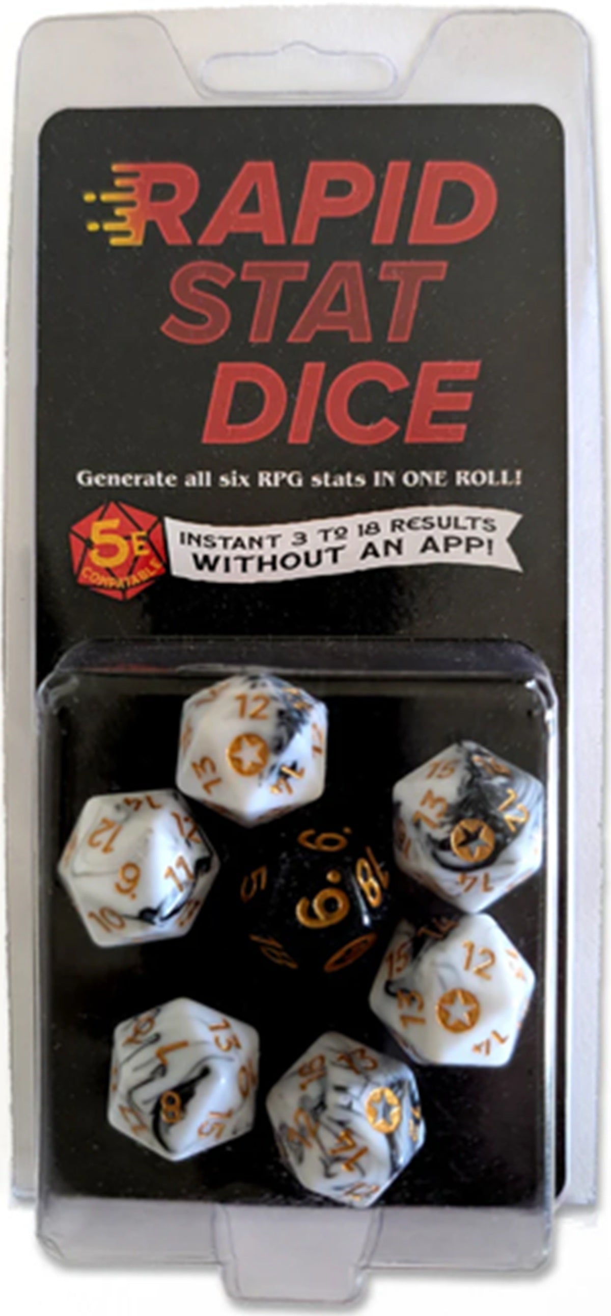 RAPID STAT DICE | L.A. Mood Comics and Games