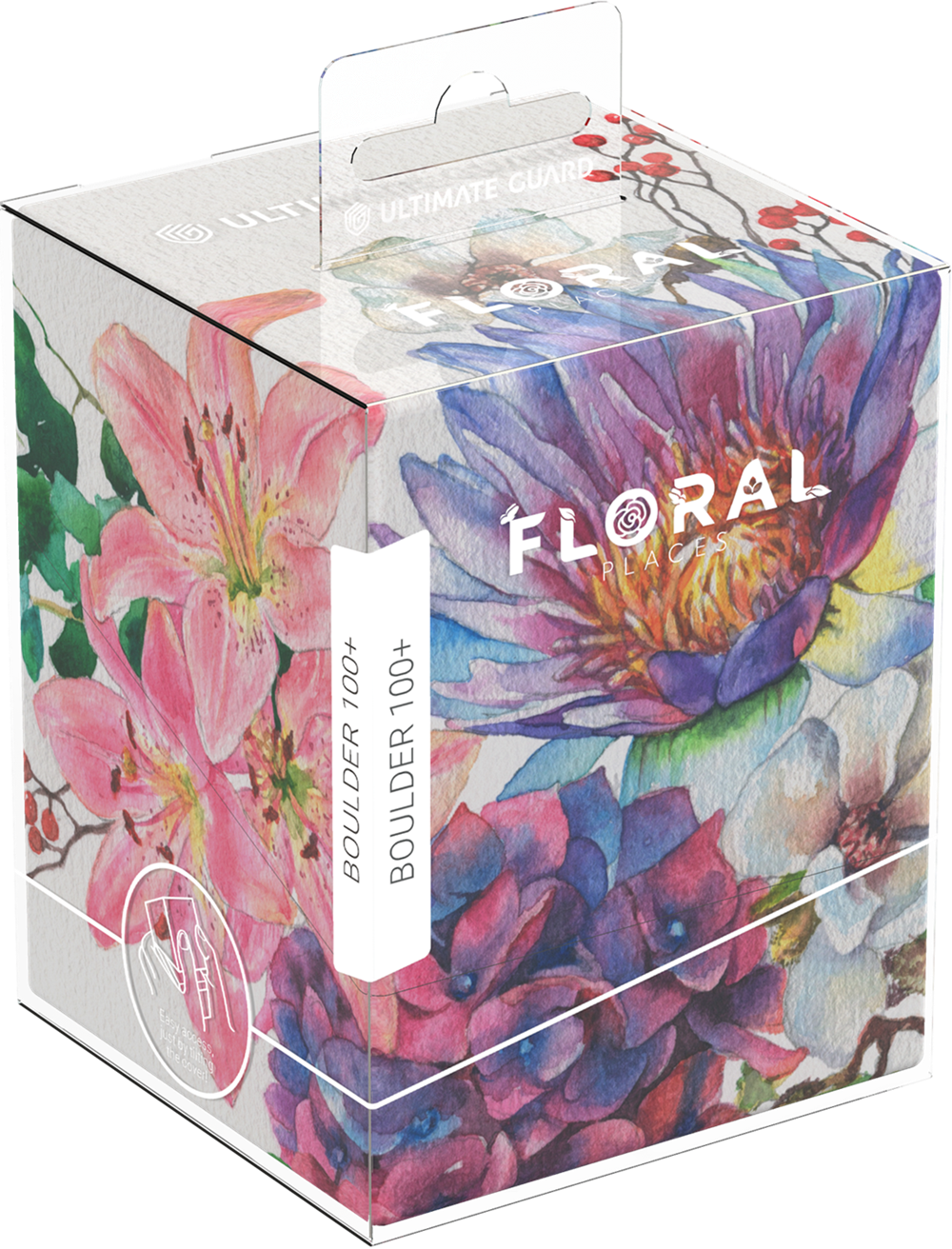 UG DECK CASE BOULDER 100+ FLORAL PLACES - LOTUS BLOOM | L.A. Mood Comics and Games