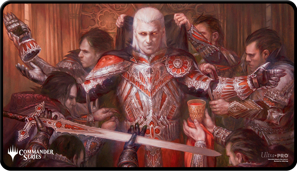 UP PLAYMAT COMMANDER SERIES EDGAR BLACK STITCHED (12) | L.A. Mood Comics and Games