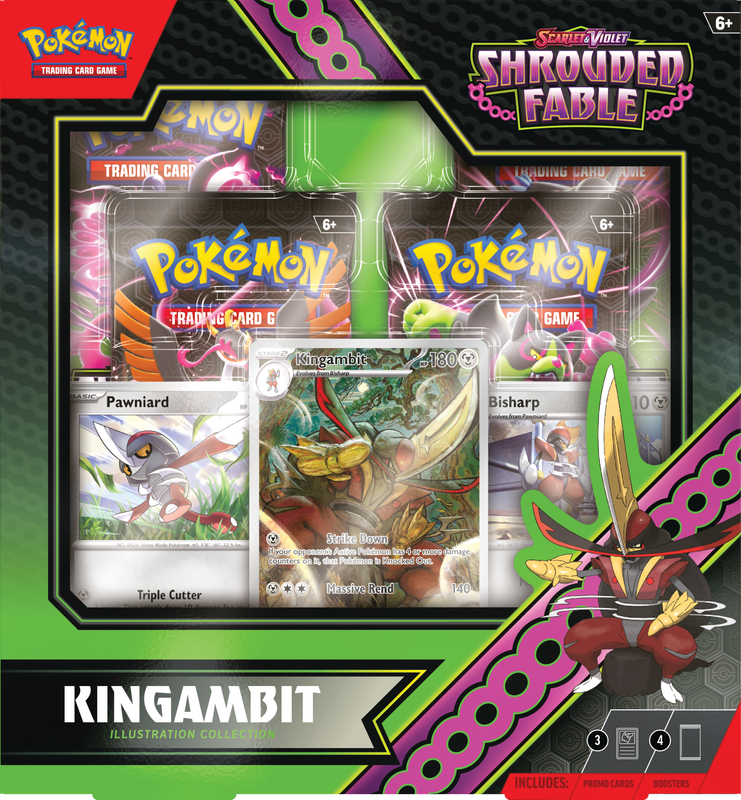 POKEMON SV6.5 SHROUDED FABLE KINGAMBIT ILLUSTRATION COLLECTION | L.A. Mood Comics and Games