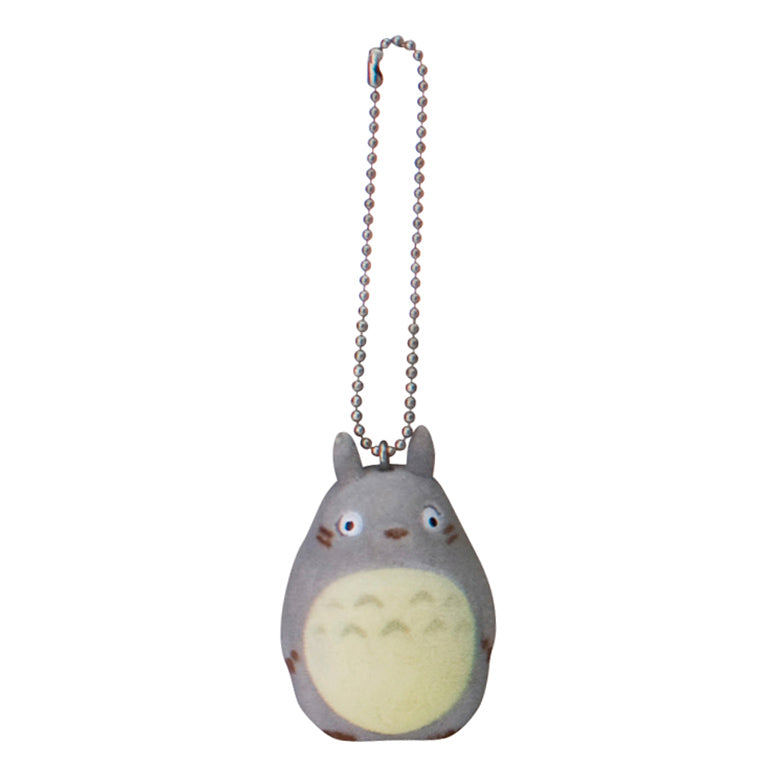 SEKIGUCHI STUDIO GHIBLI KEYCHAIN GRAY TOTORO | L.A. Mood Comics and Games