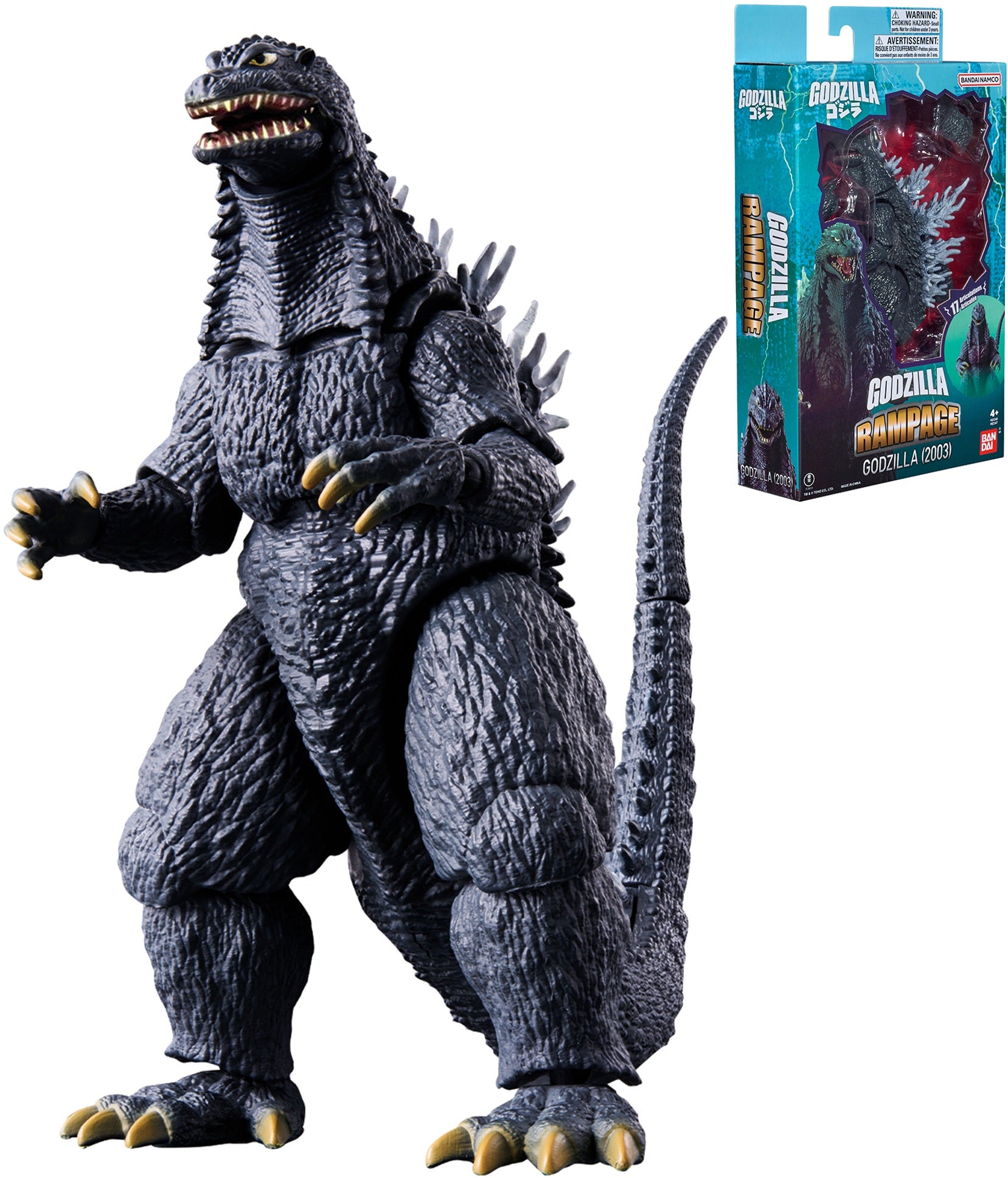 BANDAI GODZILLA GODZILLA 2003 6" SCALE ACTION FIGURE | L.A. Mood Comics and Games