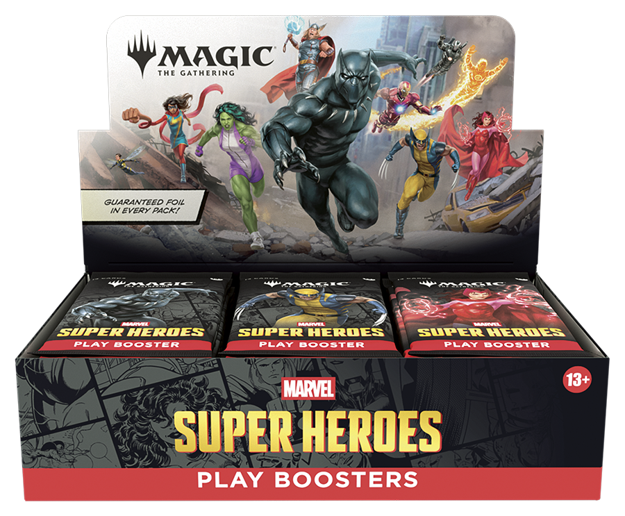 MTG MARVEL SUPER HEROES PLAY BOOSTER | L.A. Mood Comics and Games