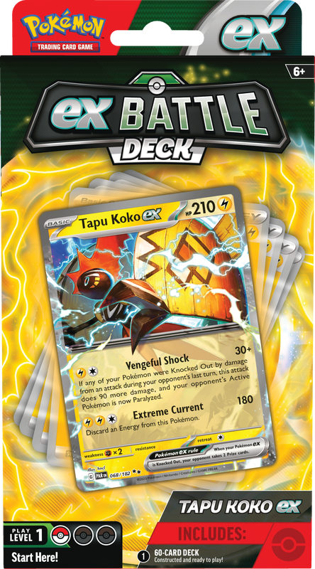 POKEMON BATTLE DECKS TAPU KOKO EX/IRON LEAVES EX | L.A. Mood Comics and Games