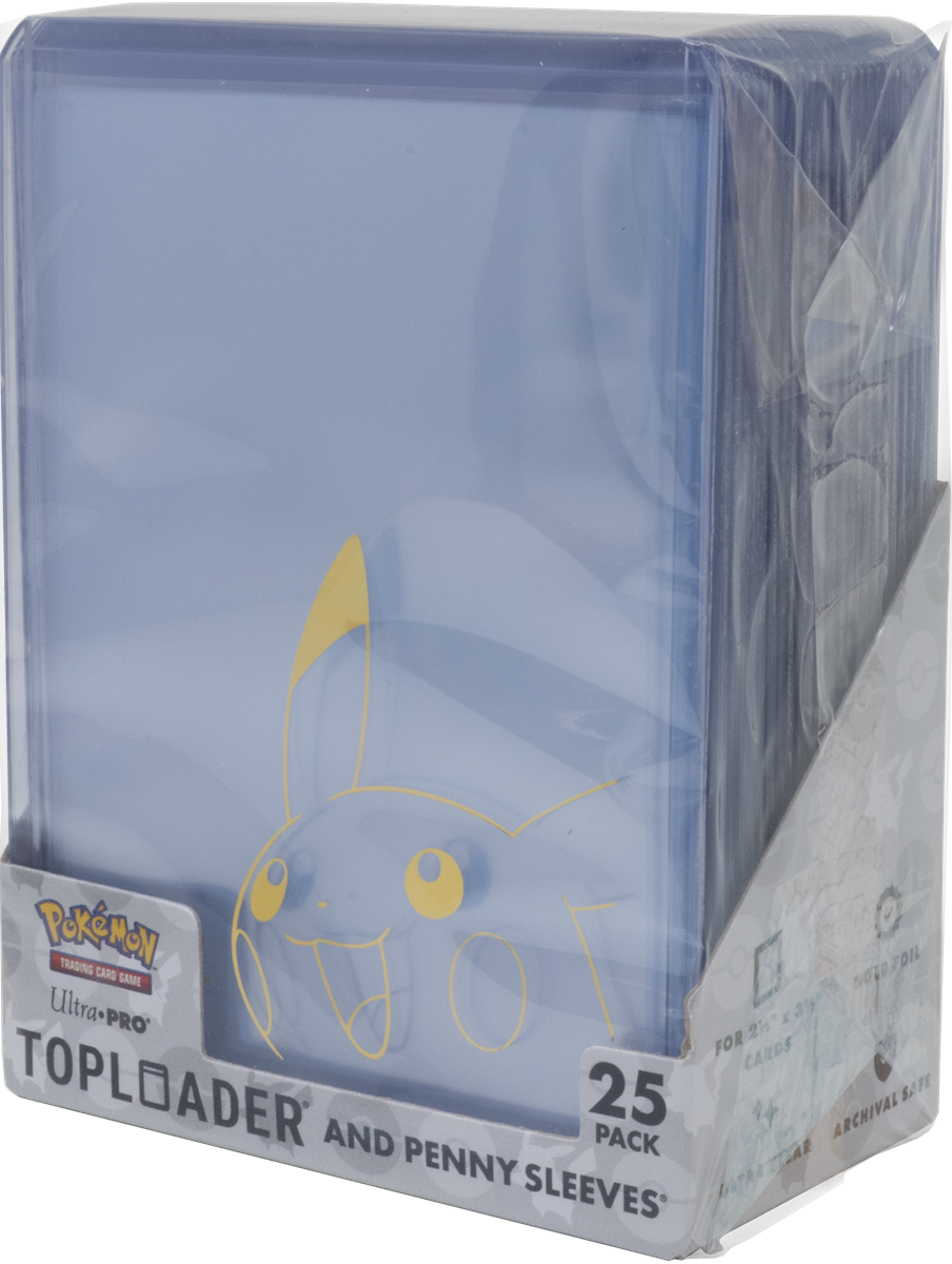 UP TOPLOAD 3X4 35PT AND PENNY SLEEVE COMBO PACK PIKACHU 25C | L.A. Mood Comics and Games