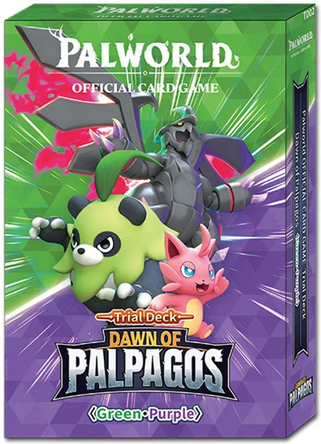 Palworld Dawn of Palpagos Green/Purple Trial Deck | L.A. Mood Comics and Games