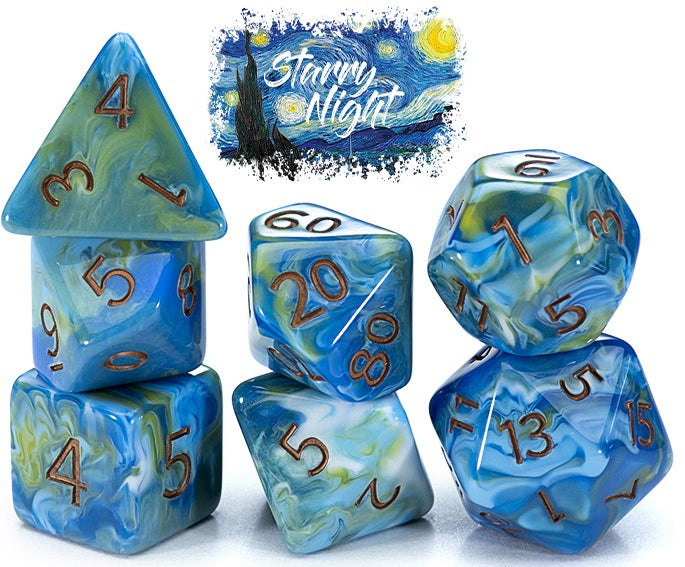 VAN GOGH DICE: STARRY NIGHT | L.A. Mood Comics and Games