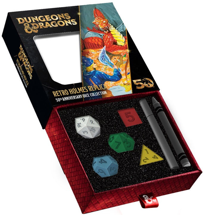 DND 50TH ANNIVERSARY DICE VINTAGE SET | L.A. Mood Comics and Games