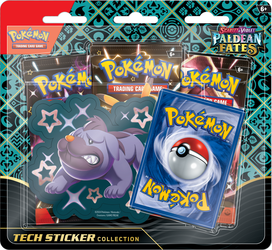 POKEMON SV4.5 PALDEAN FATES TECH STICKER COLL | L.A. Mood Comics and Games