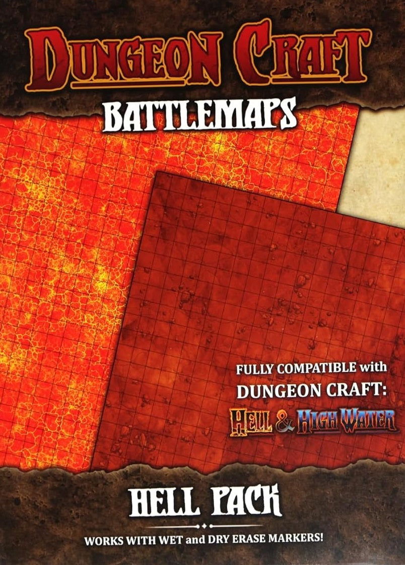 Dungeon Craft Battlemaps: Hell Pack | L.A. Mood Comics and Games