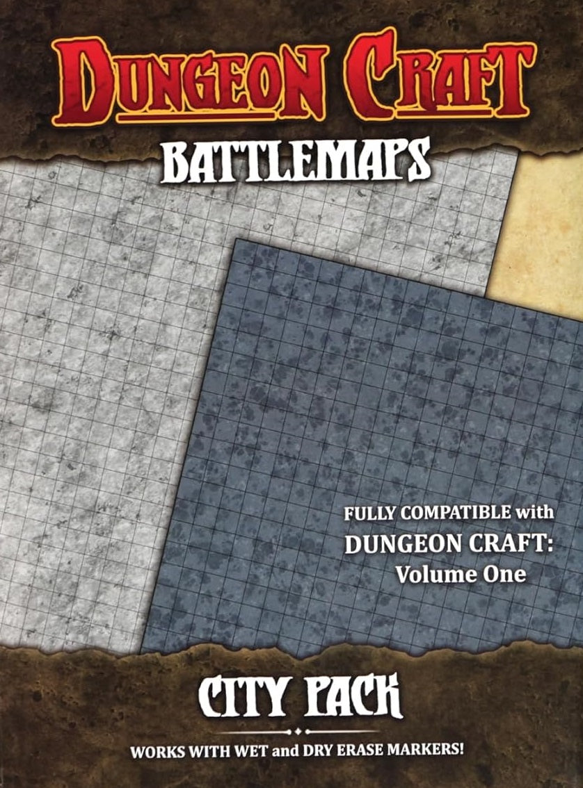 Dungeon Craft Battlemaps: City Pack | L.A. Mood Comics and Games