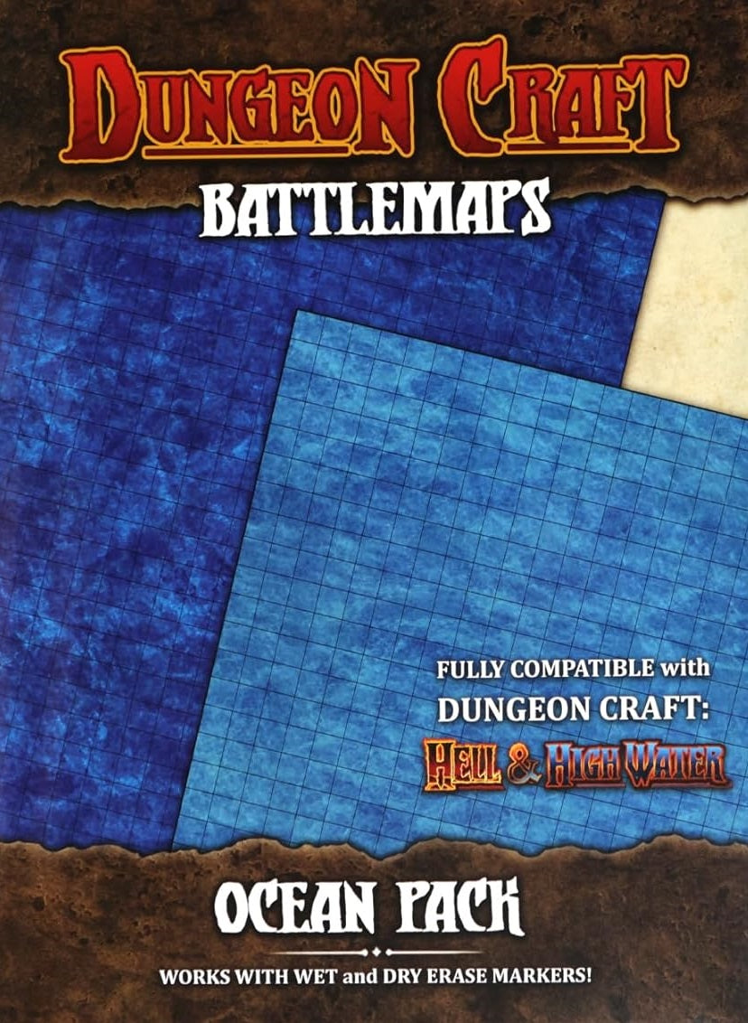 Dungeon Craft Battlemaps: Ocean Pack | L.A. Mood Comics and Games