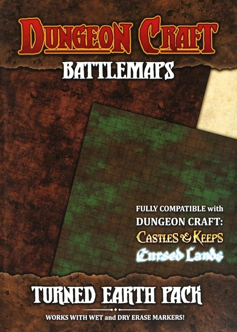 Dungeon Craft Battlemaps: Turned Earth Pack | L.A. Mood Comics and Games