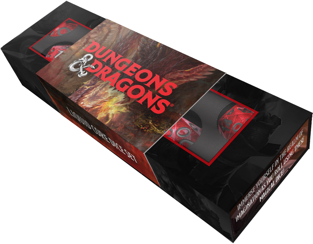 D&D Liquid Core Dice Set | L.A. Mood Comics and Games