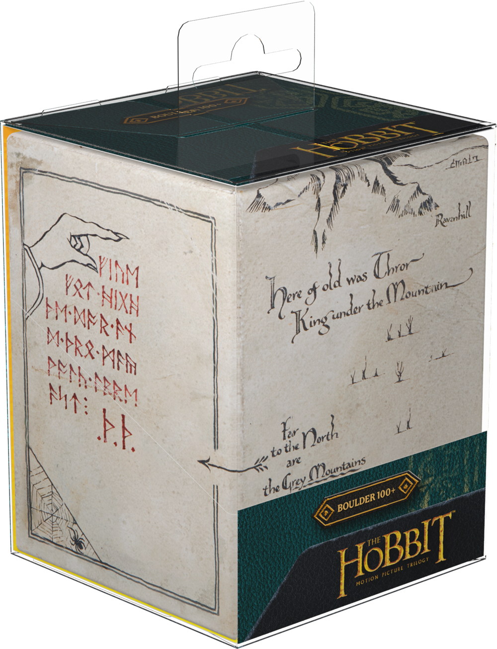 UG RTE DECK CASE BOULDER 100+ THE HOBBIT - THRÓR’S MAP | L.A. Mood Comics and Games