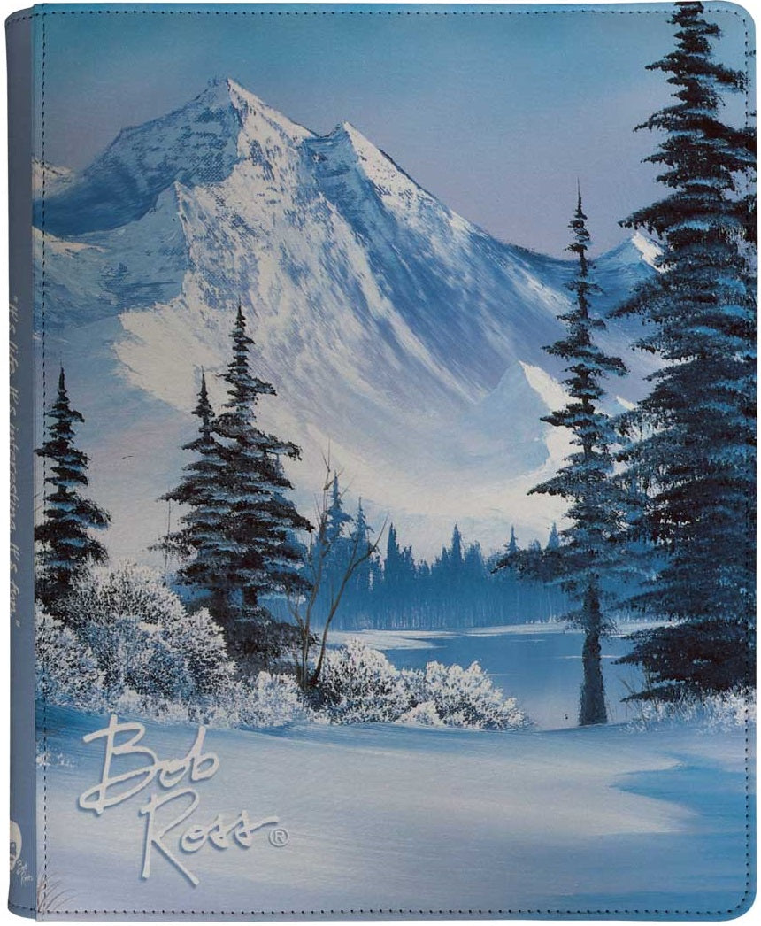 UP ZIP BINDER PRO 9PKT BOB ROSS WINTER PARADISE | L.A. Mood Comics and Games
