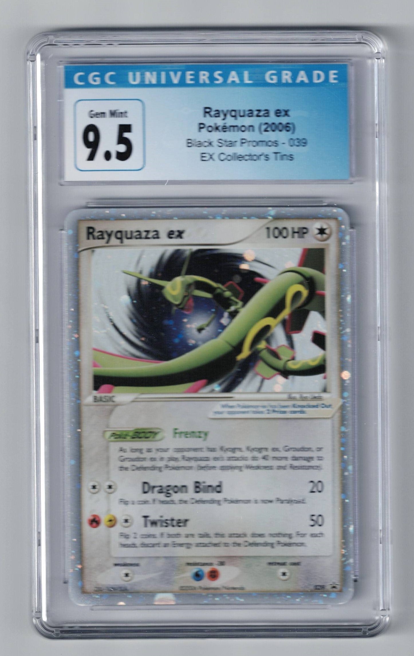 Rayquaza EX Collector's Tin CGC 9.5 | L.A. Mood Comics and Games