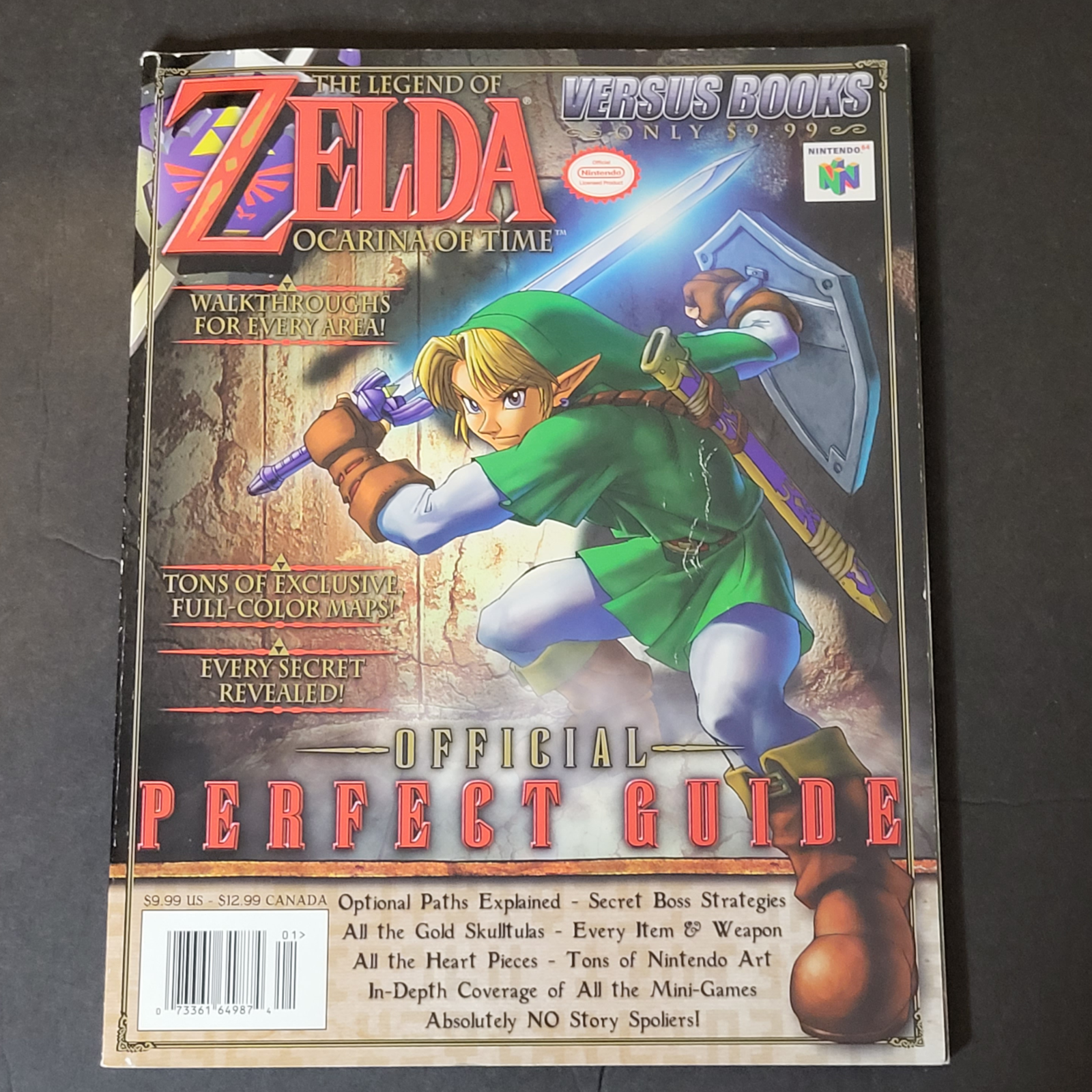 Legend of Zelda Ocarina of Time Perfect Guide Used with both posters | L.A. Mood Comics and Games