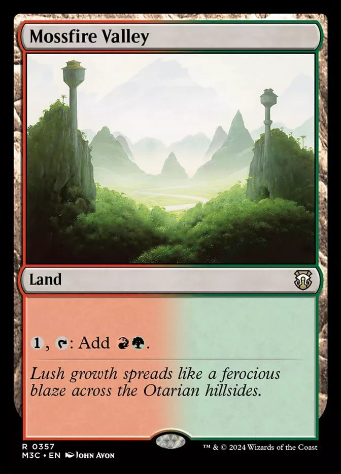 Mossfire Valley [Modern Horizons 3 Commander] | L.A. Mood Comics and Games