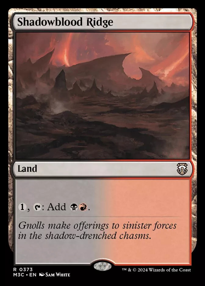 Shadowblood Ridge [Modern Horizons 3 Commander] | L.A. Mood Comics and Games