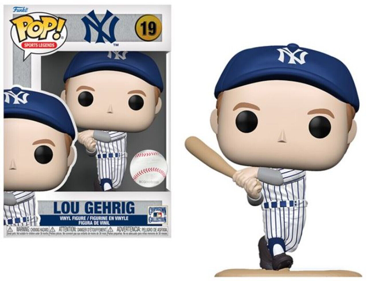 POP SPORTS LEGENDS LOU GEHRIG Vinyl Figure | L.A. Mood Comics and Games