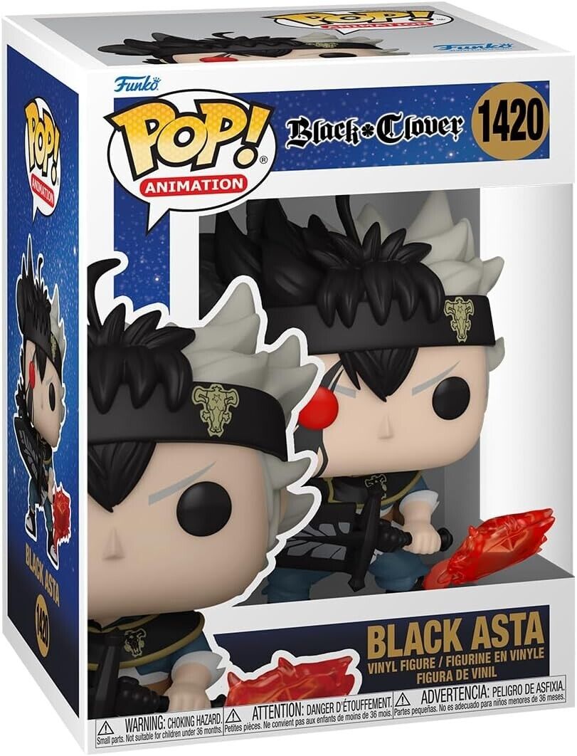 Black Clover - Black Asta Pop Vinyl Figure | L.A. Mood Comics and Games