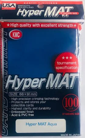 KMC HYPER MATTE AQUA 100CT | L.A. Mood Comics and Games
