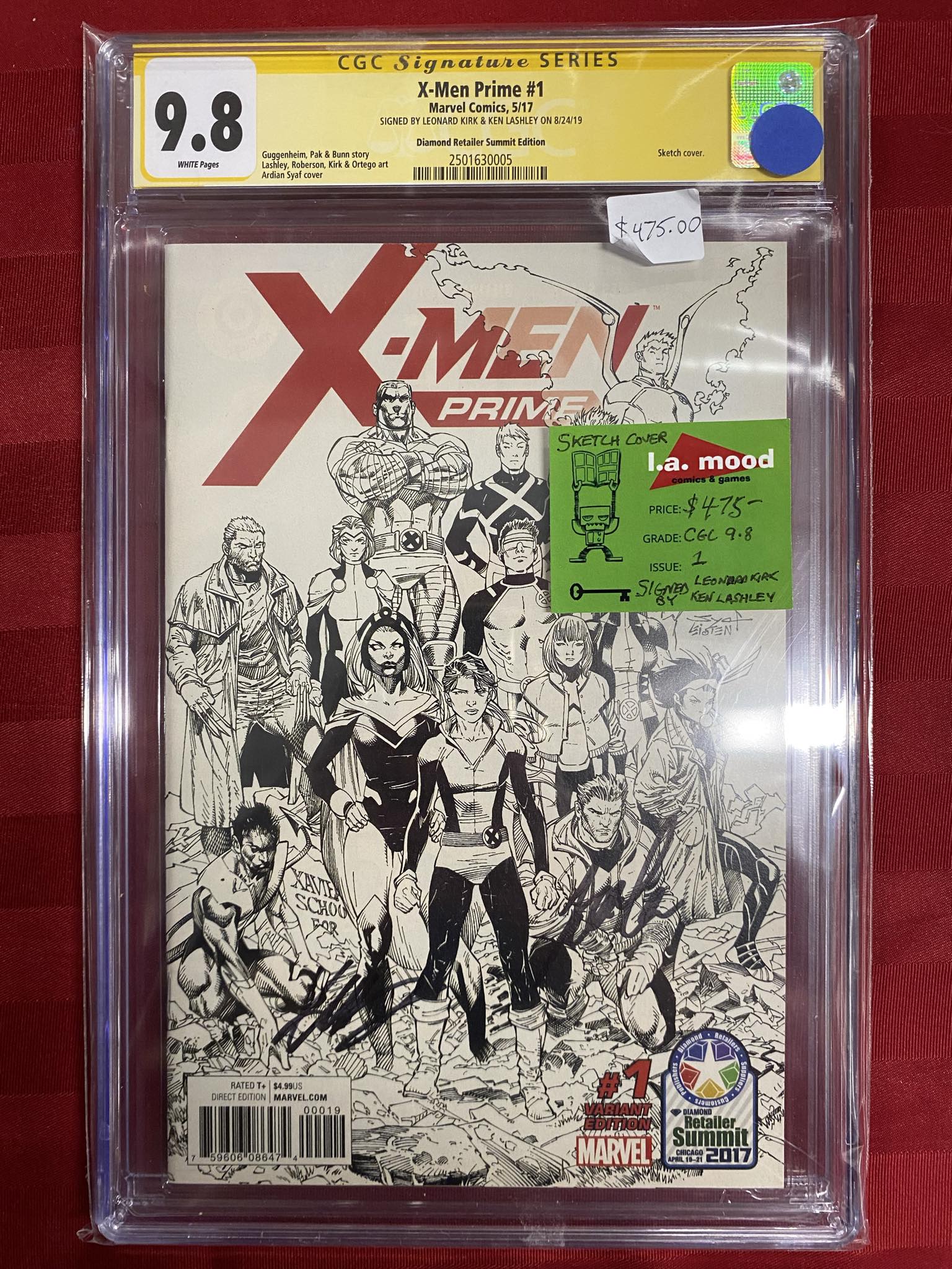 X-Men Prime #1 CGC 9.8 Signature Seires | L.A. Mood Comics and Games