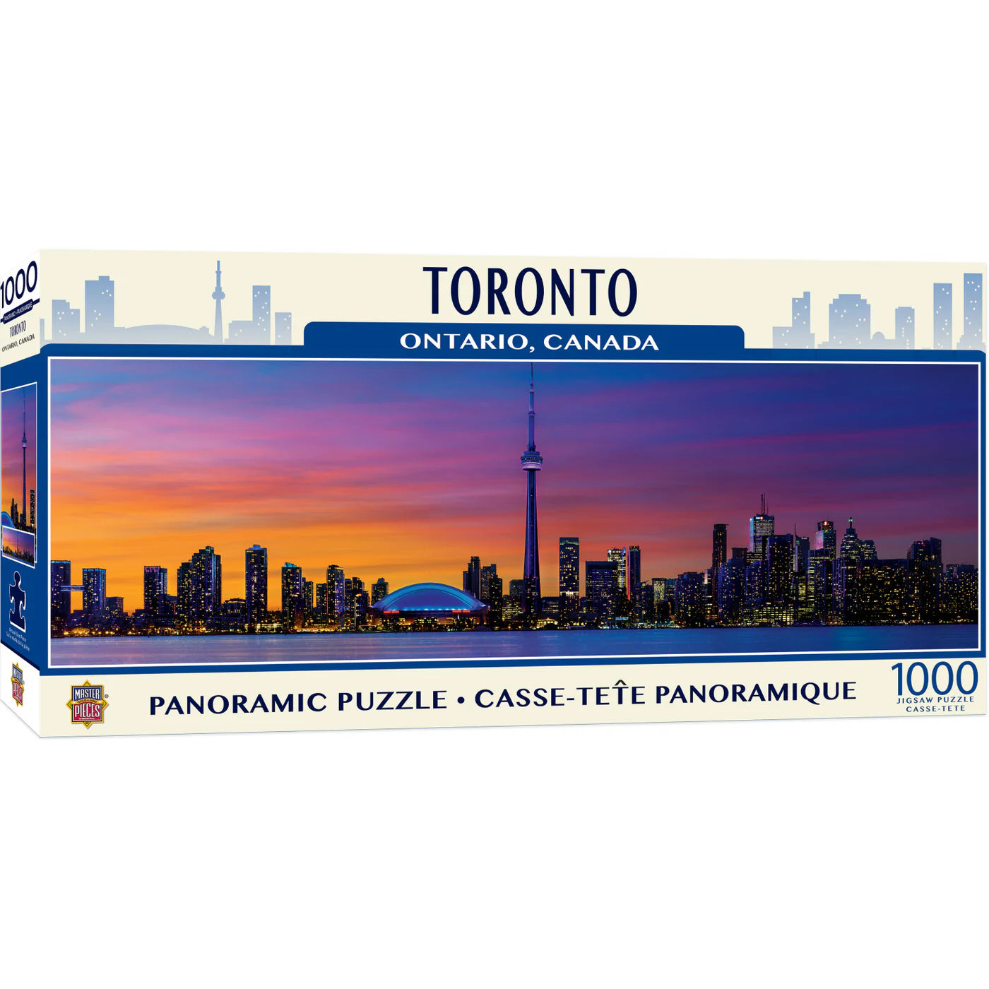 Toronto, Ontario 1000 Piece Panoramic Jigsaw Puzzle | L.A. Mood Comics and Games