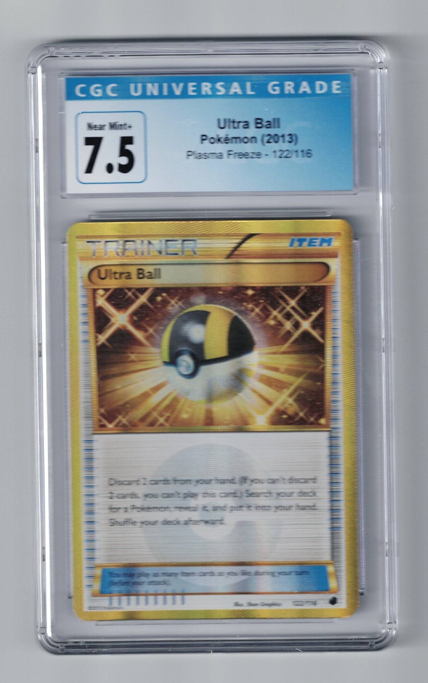 Ultra Ball 122/116 Plasma Freeze CGC 7.5 L.A. Mood Comics and Games Ultra Ball 122/116 Plasma Freeze CGC 7.5 L.A. Mood Comics and Games