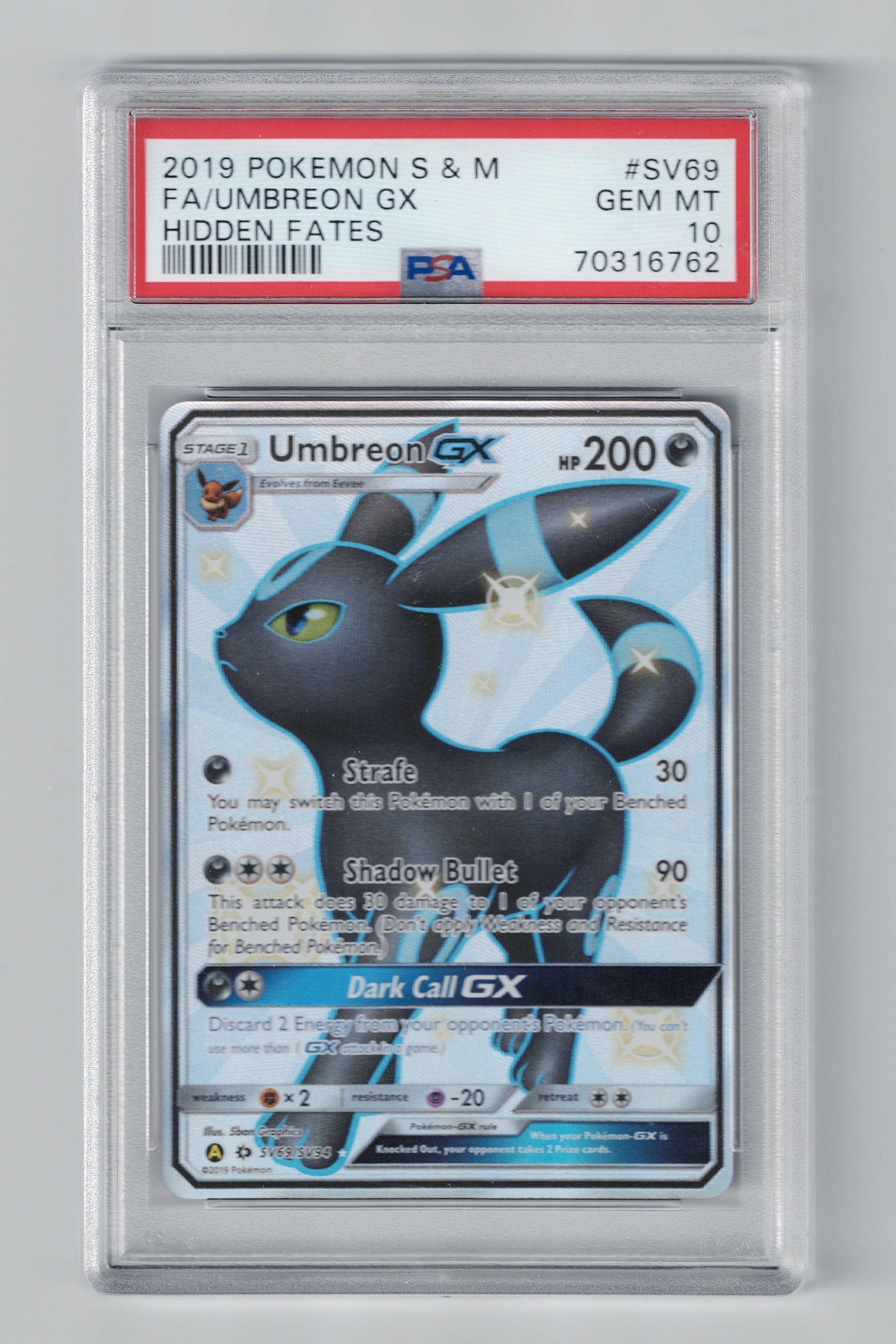 Umbreon Full Art GX Sv69/SV94 PSA 10 | L.A. Mood Comics and Games