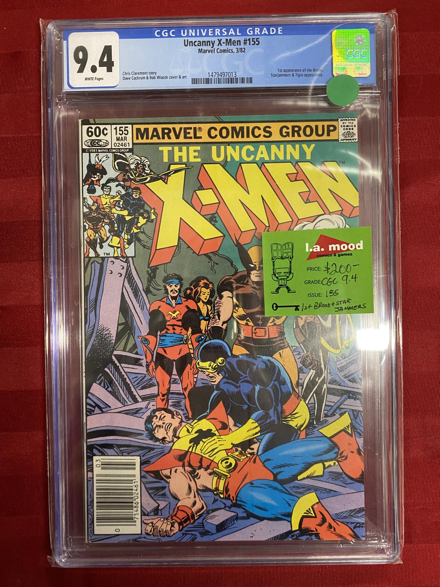 Uncanny X-Men #155 CGC 9.4 | L.A. Mood Comics and Games