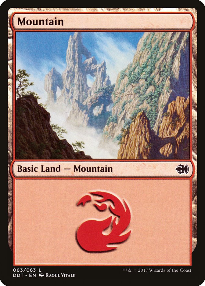 Mountain (63) [Duel Decks: Merfolk vs. Goblins] | L.A. Mood Comics and Games