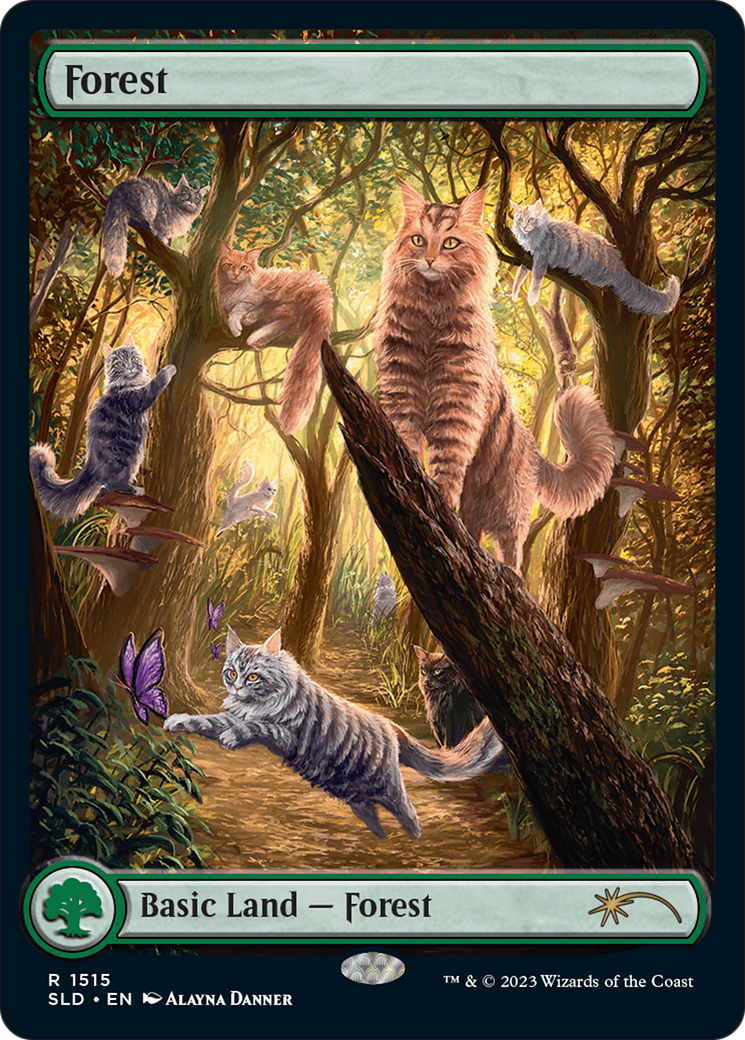 Forest (1515) [Secret Lair Commander Deck: Raining Cats and Dogs] | L.A. Mood Comics and Games