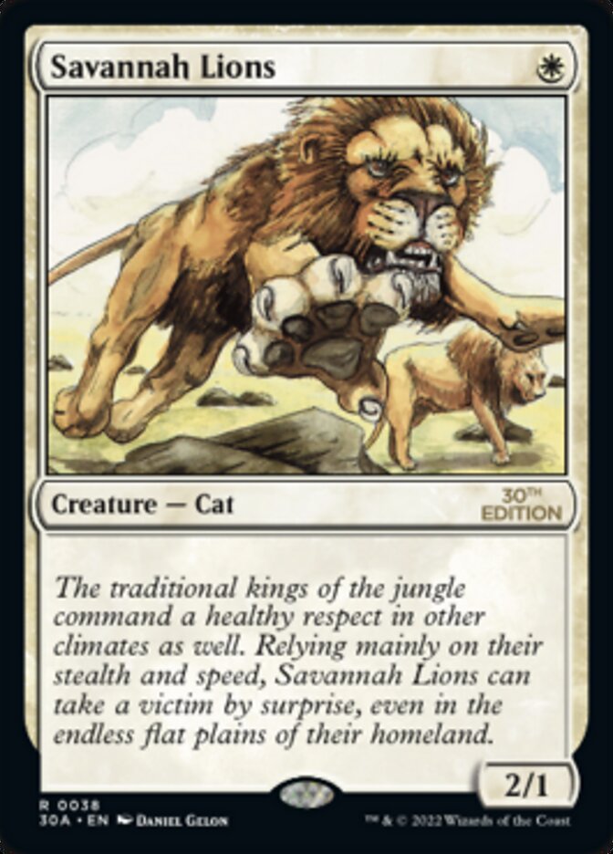 Savannah Lions [30th Anniversary Edition] | L.A. Mood Comics and Games