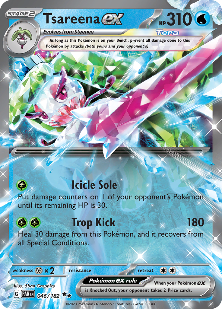 Tsareena ex (046/182) [Scarlet & Violet: Paradox Rift] | L.A. Mood Comics and Games